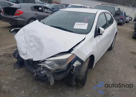 2014 Toyota Corolla L z USA, uszkodzony, nr VIN 2T1BURHE5EC122691